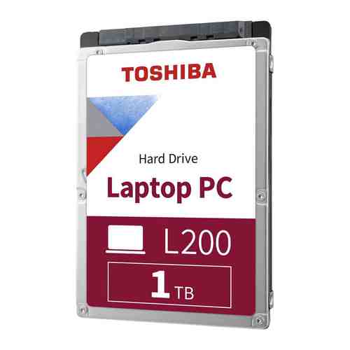 Жесткий диск HDD Toshiba SATA-III 1Tb HDWL110EZSTA L200 Slim (5400rpm) 128Mb 2.5'' Rtl