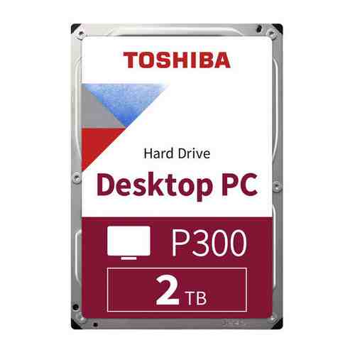 Жесткий диск HDD Toshiba SATA-III 2Tb HDWD120UZSVA P300 (7200rpm) 64Mb 3.5''