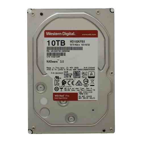 Жесткий диск HDD Western Digital Original SATA-III 10Tb WD102KFBX NAS Red Pro (7200rpm) 256Mb 3.5''