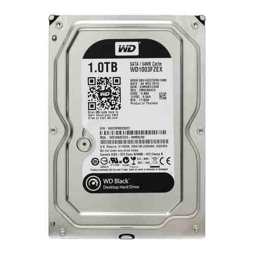 Жесткий диск HDD Western Digital Original SATA-III 1Tb WD1003FZEX Black (7200rpm) 64Mb 3.5''