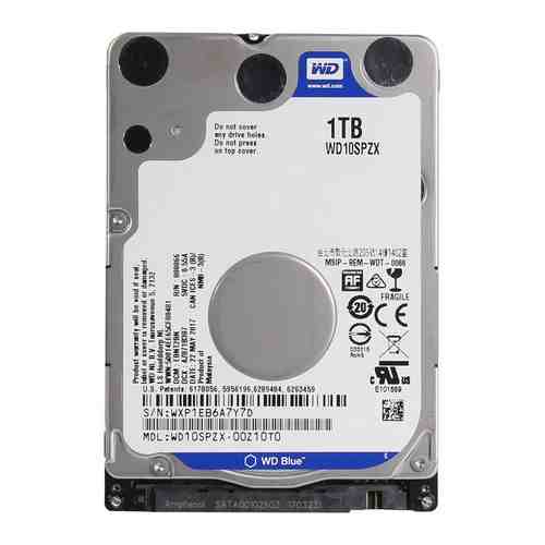 Жесткий диск HDD Western Digital Original SATA-III 1Tb WD10SPZX Blue (5400rpm) 128Mb 2.5''