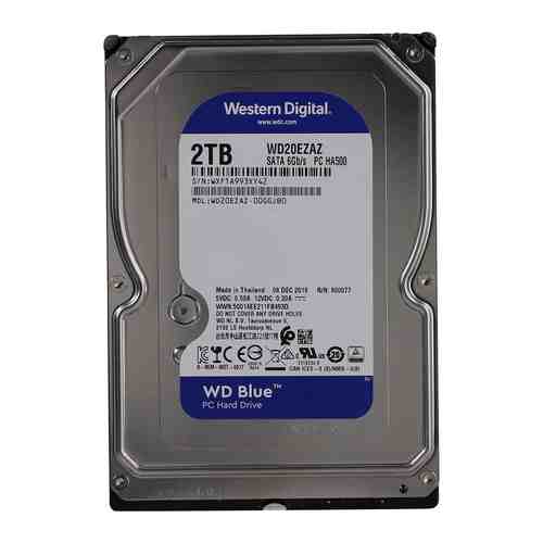 Жесткий диск HDD Western Digital Original SATA-III 2Tb WD20EZAZ Blue (5400rpm) 256Mb 3.5''