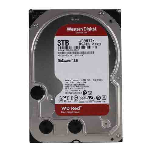 Жесткий диск HDD Western Digital Original SATA-III 3Tb WD30EFAX Red (5400rpm) 256Mb 3.5''