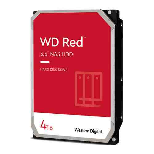 Жесткий диск HDD Western Digital Original SATA-III 4Tb WD40EFAX Red (5400rpm) 256Mb 3.5''