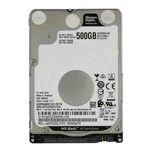 Жесткий диск HDD Western Digital Original SATA-III 500Gb WD5000LPSX Black (7200rpm) 64Mb 2.5''